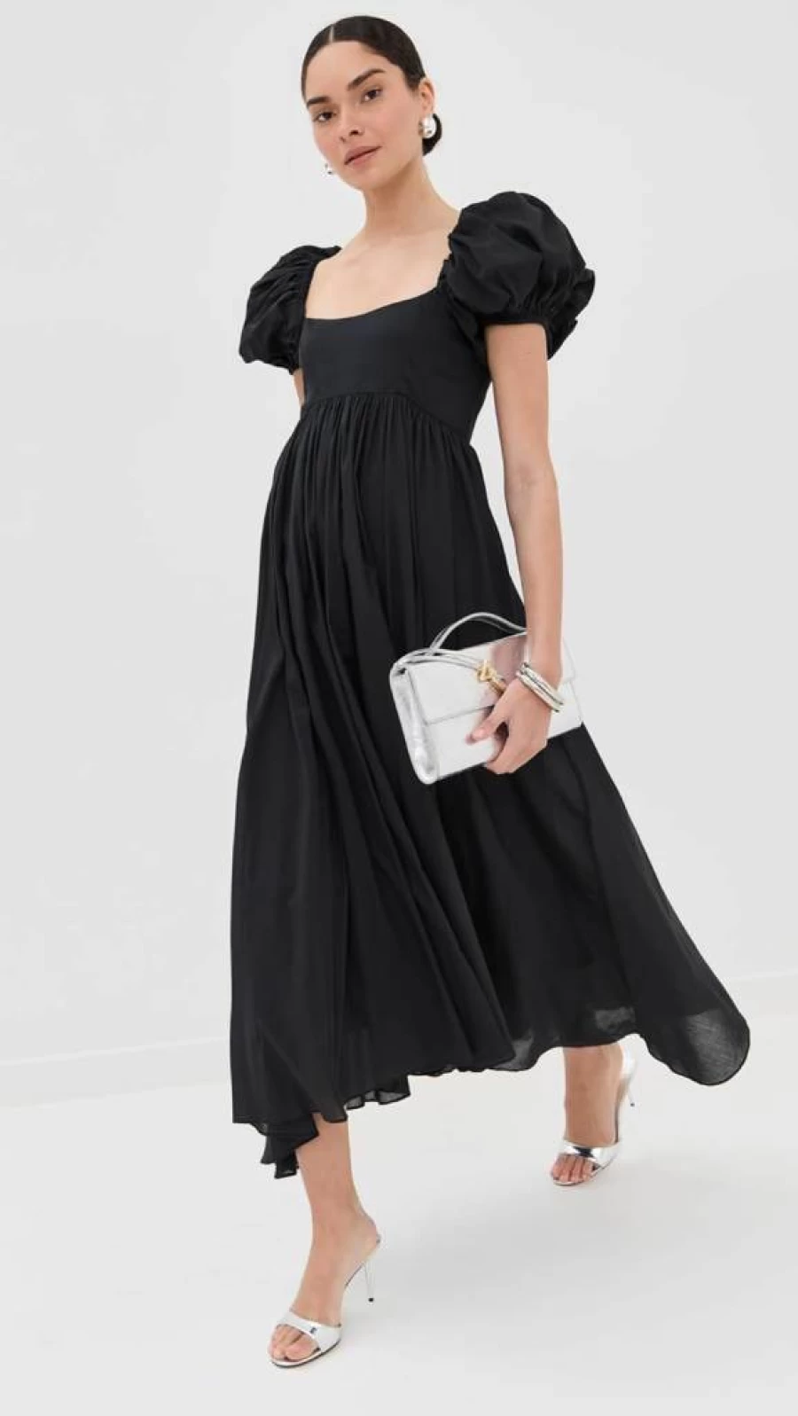 Azeeza Women's Rory Midi Dress - Elegant Flowy Boho Chic Summer Dress