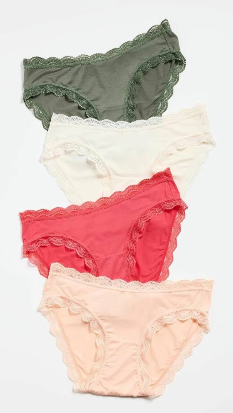 Stripe & Stare Women's Cotton 4-Pack Knickers - Soft Breathable Panties