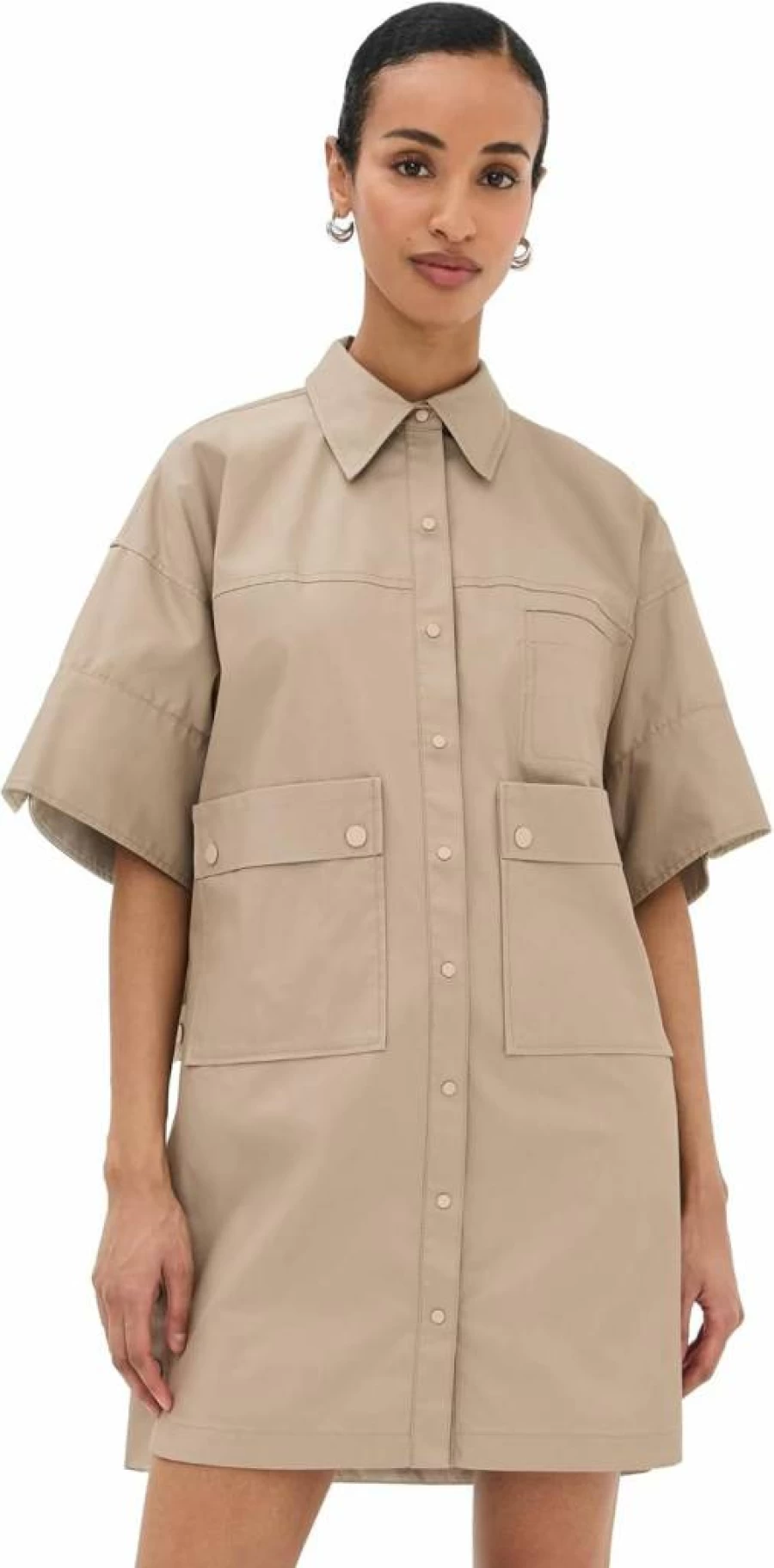 3.1 Phillip Lim Women's Snap-Front Shirt Dress - Casual Chic Button-Down Dress