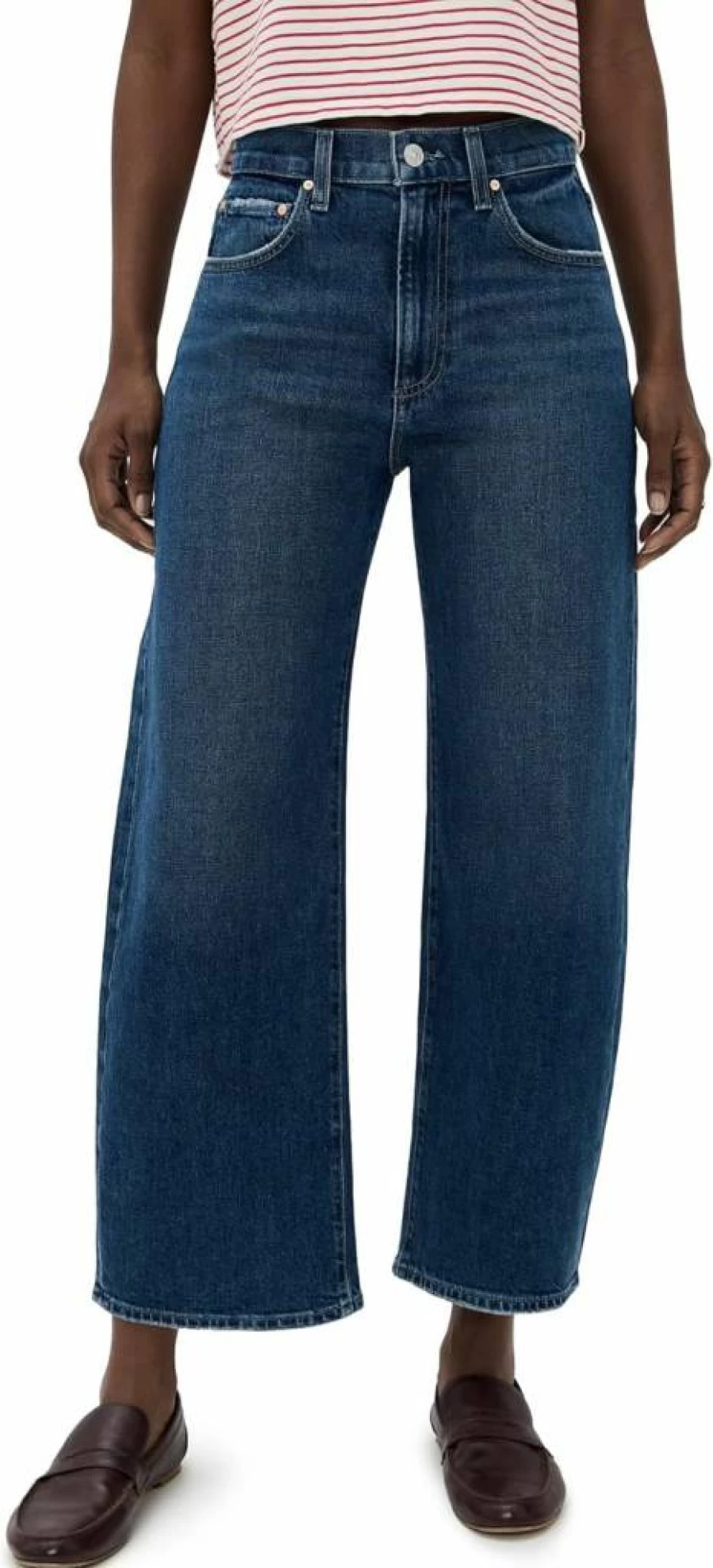 PAIGE Women's Arellia High-Rise Ankle Jeans - Slim Fit Stretch Denim for Women