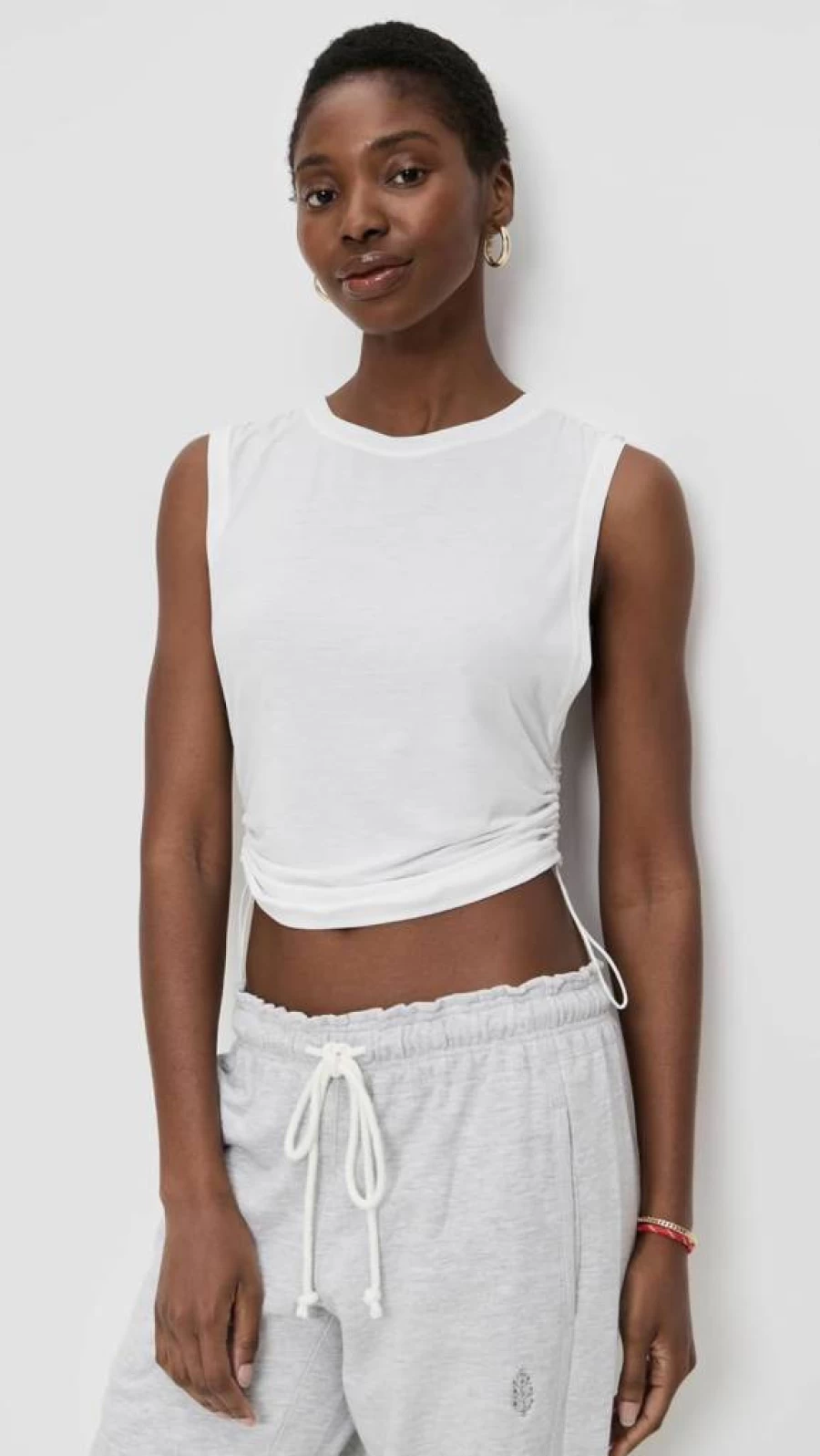 Free Women's Solid Color Muscle Tank Top - Free People Sport Mode Activewear