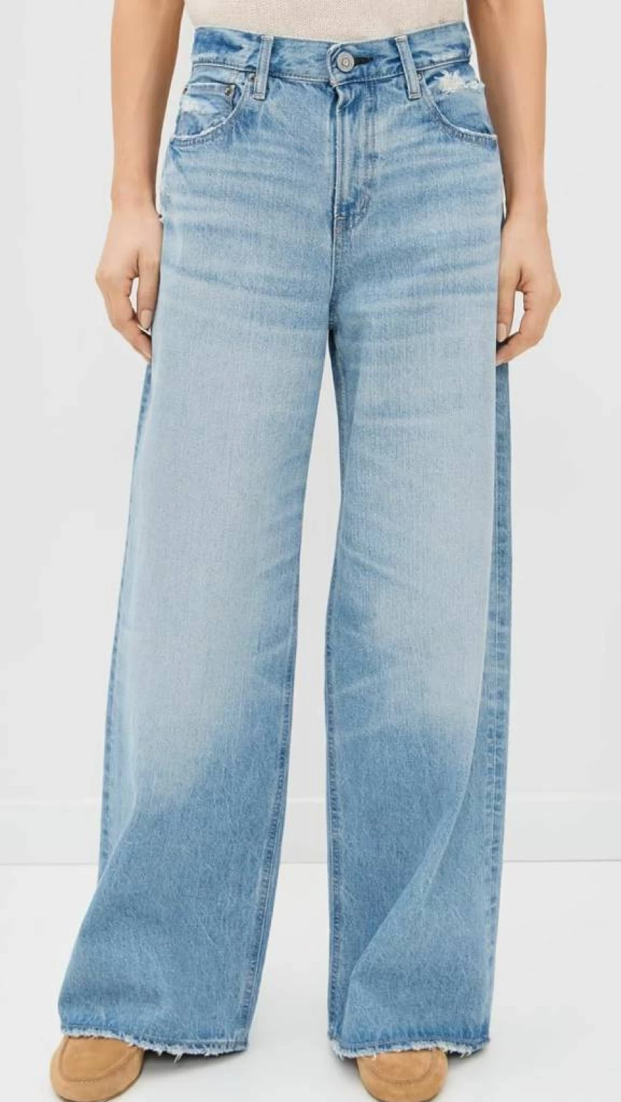 MOUSSY VINTAGE Women's MV Lowell High-Waisted Super Wide Leg Pants