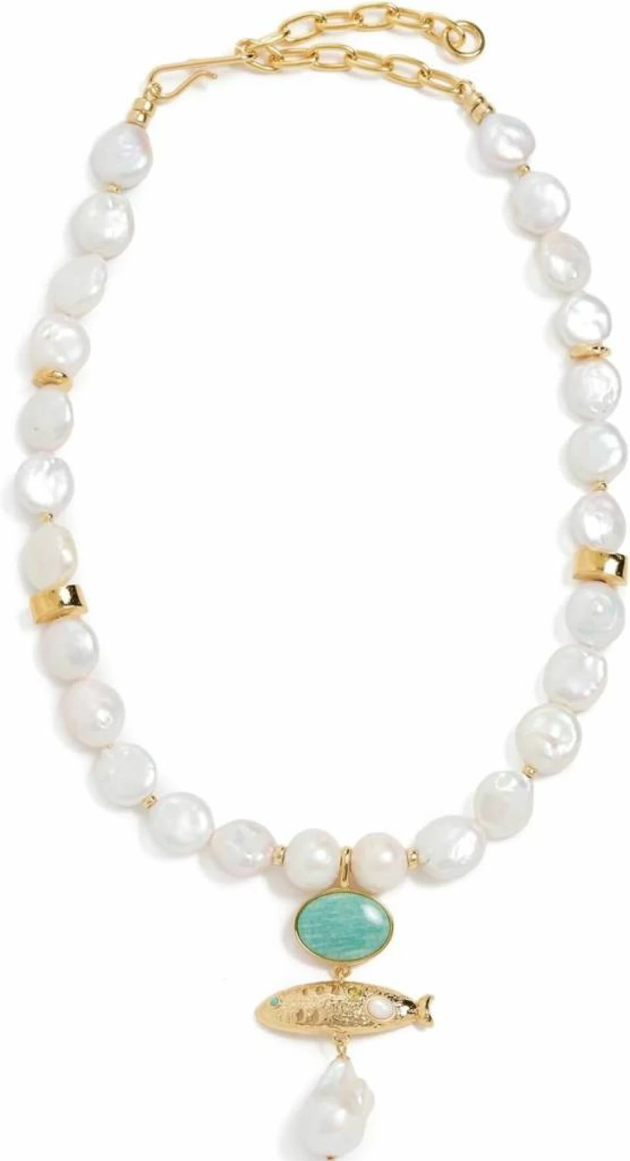 Lizzie Fortunato Women's Sardina Pearl Necklace – Elegant Pearl Jewelry for Women