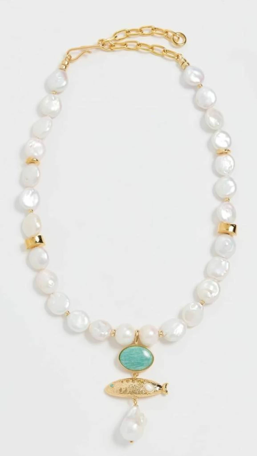 Lizzie Fortunato Women's Sardina Pearl Necklace – Elegant Pearl Jewelry for Women