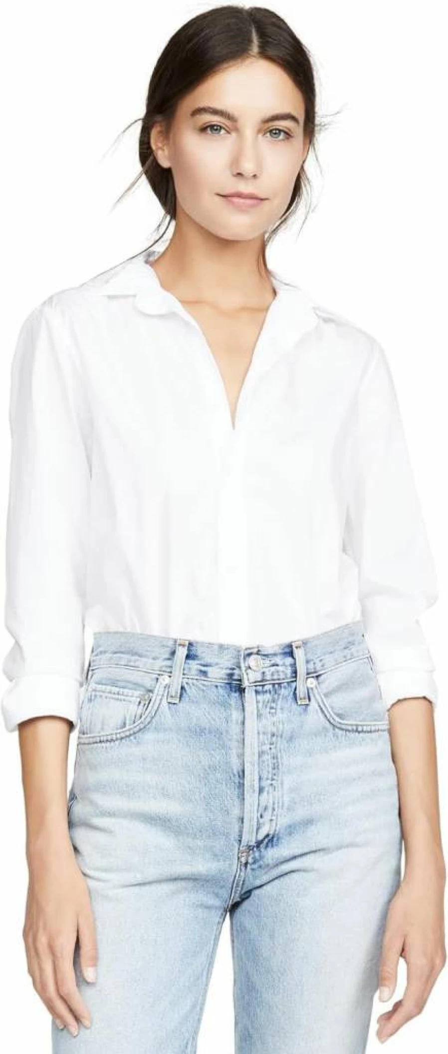 Frank & Eileen Women's Classic Poplin Button-Down Shirt – Timeless Casual Elegance