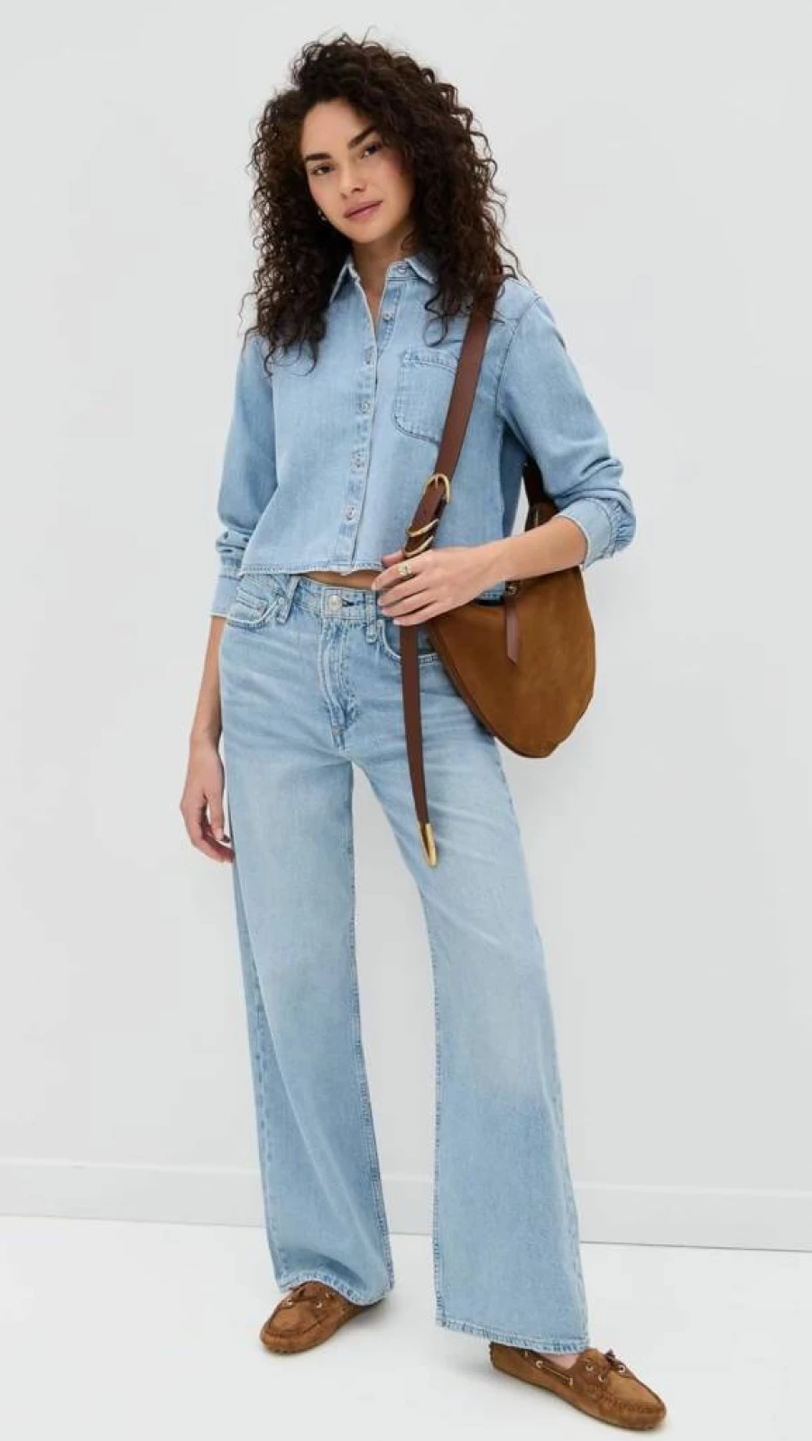 Rag & Bone Women's Maxine Shirt - Ultra Lightweight Cropped Top for Women
