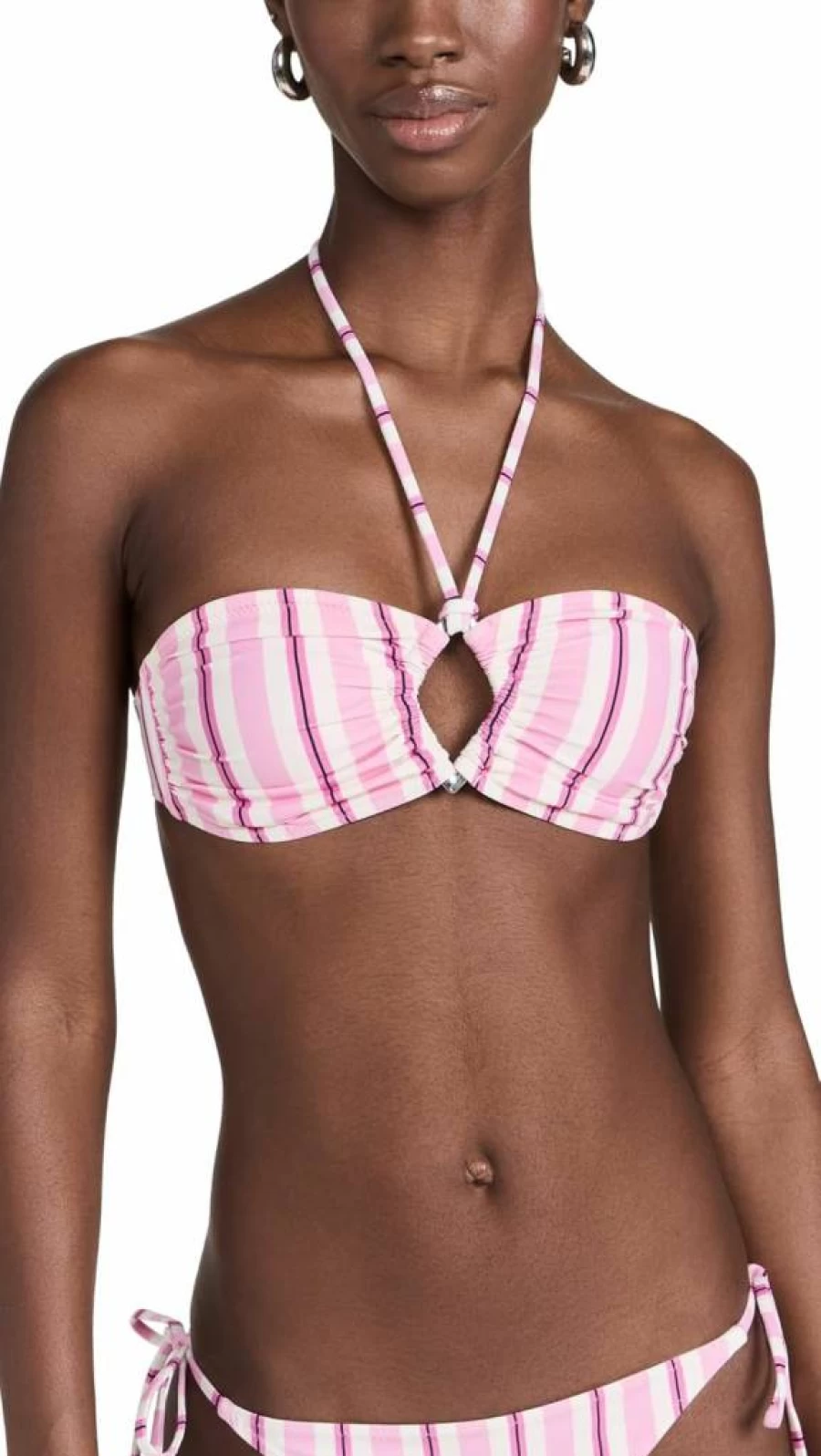 Ganni Women's Fiji Bikini Top - Stylish Swimwear for Summer Beach Vacation