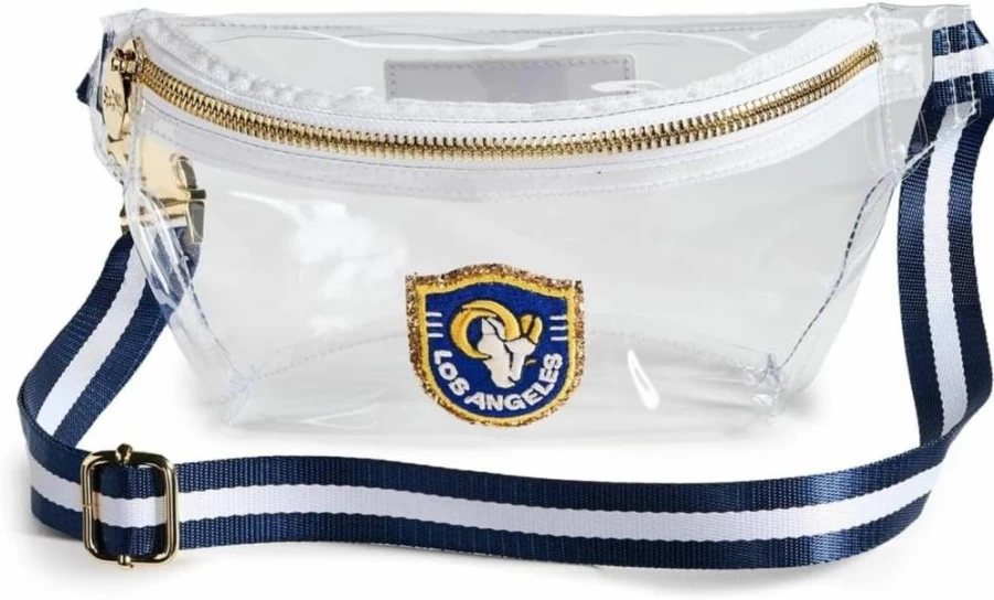 Stoney Clover Lane NFL Los Angeles Rams Clear Waist Bag for Women – Stylish Fanny Pack
