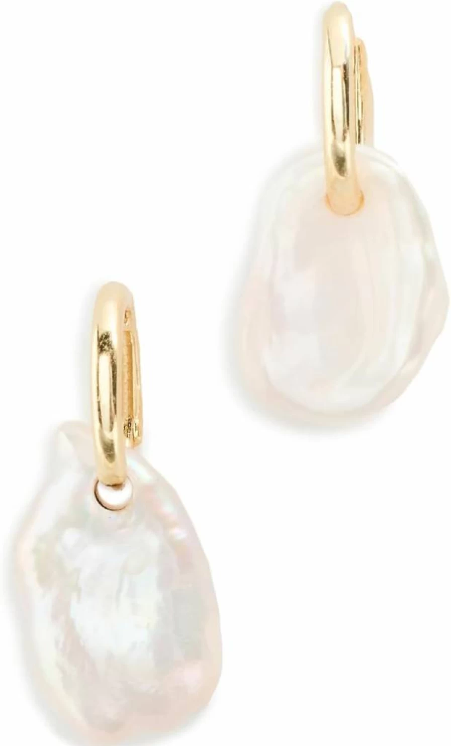 SHASHI Women's Giselle Huggie Hoop Earrings - Gold Plated Huggies for Everyday Wear