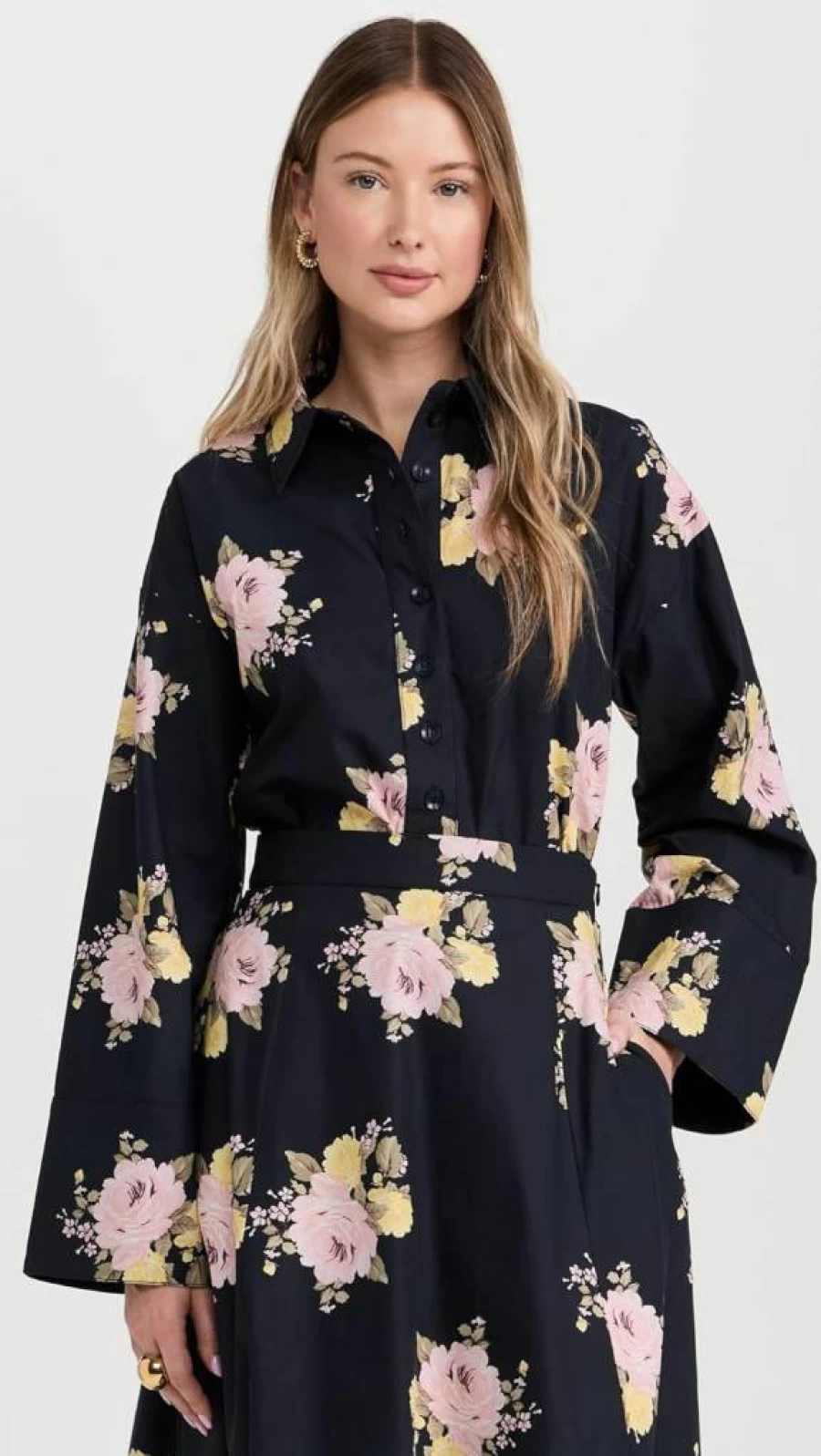 byTiMo Women's Short Sleeve Poplin Crop Top Shirt - Stylish Summer Casual Blouse