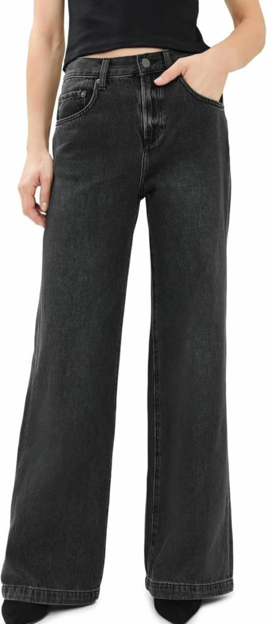 Pistola Denim Women's Jadyn Low Rise Wide Leg Palazzo Jeans