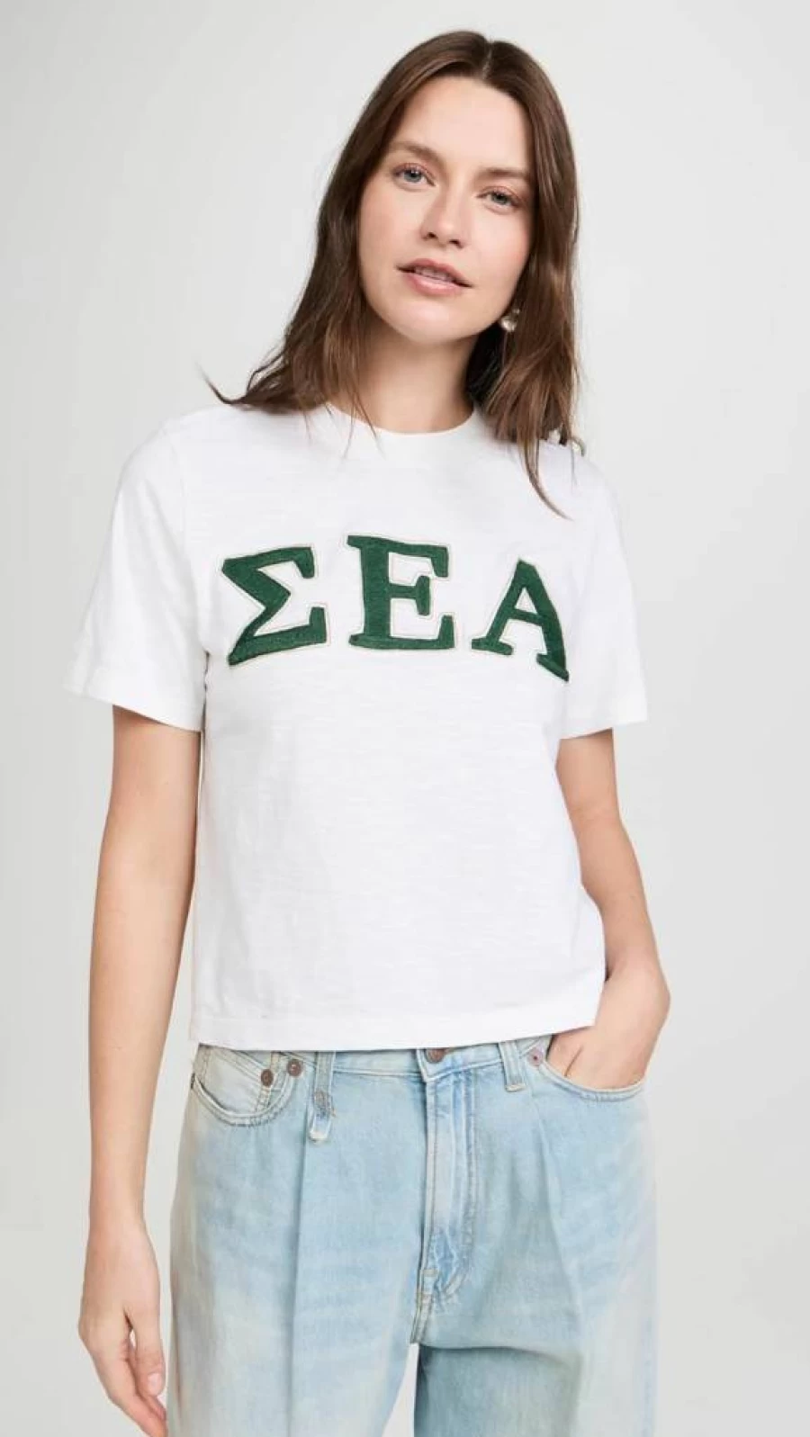 Sea Women's Adonis Embroidered T-Shirt - Stylish Floral Design Casual Top