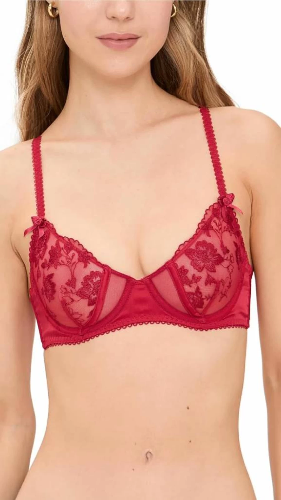 KAE THE LABEL Women's Jojo Underwire Bra - Supportive Lace Bralette for Comfort and Style