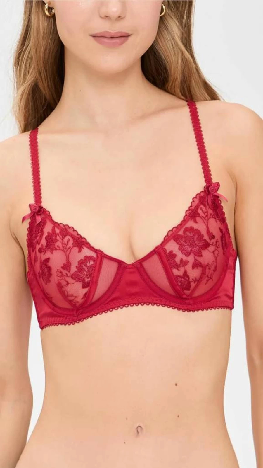 KAE THE LABEL Women's Jojo Underwire Bra - Supportive Lace Bralette for Comfort and Style