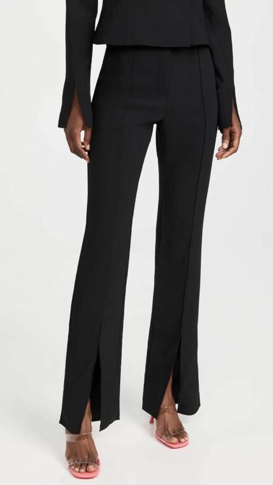 Amanda Uprichard Women's Tavira High-Waisted Wide-Leg Pants - Elegant Casual Trousers for Women