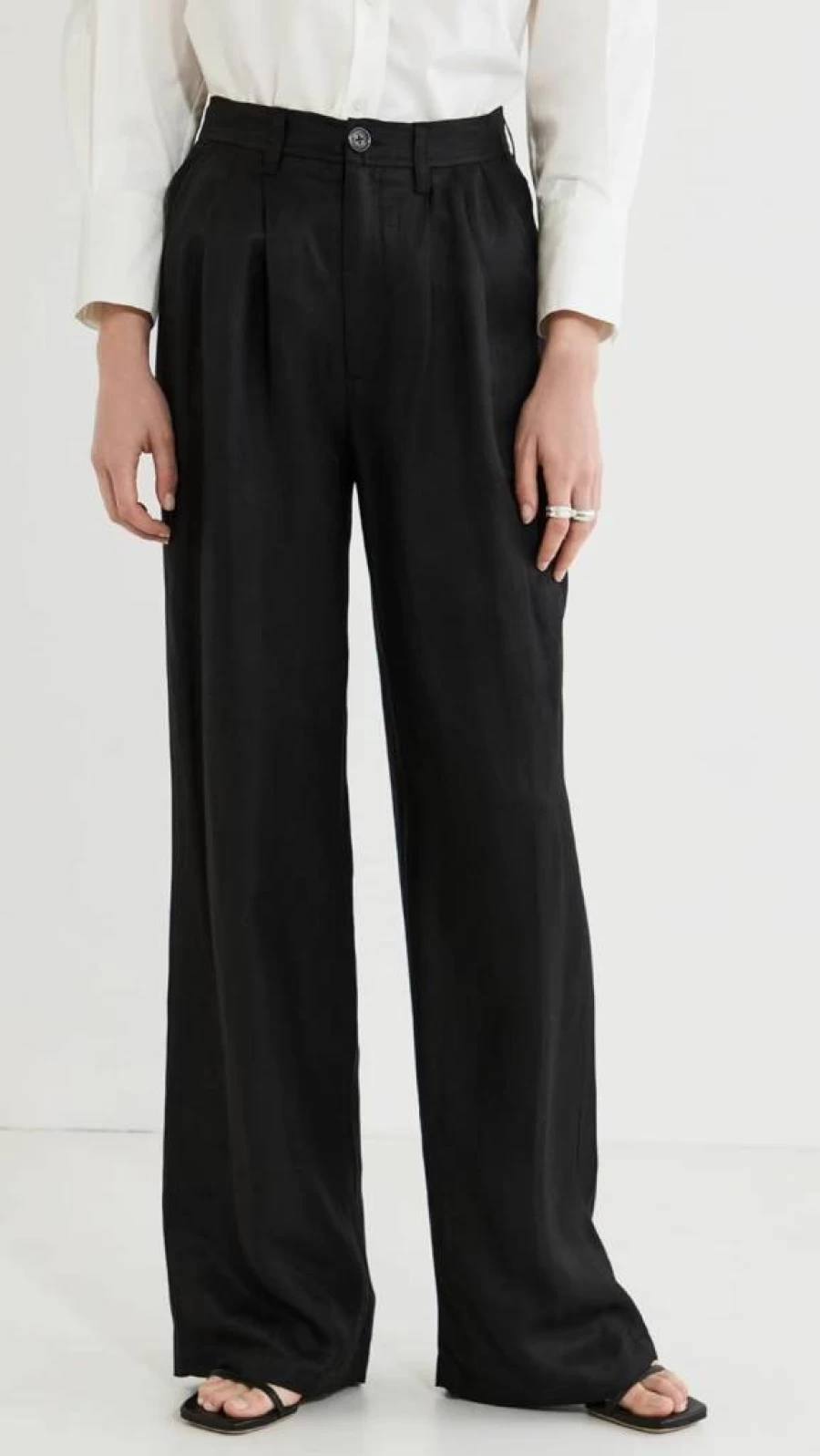 ANINE BING Women's Carrie High-Waisted Pants - Premium Comfort & Style