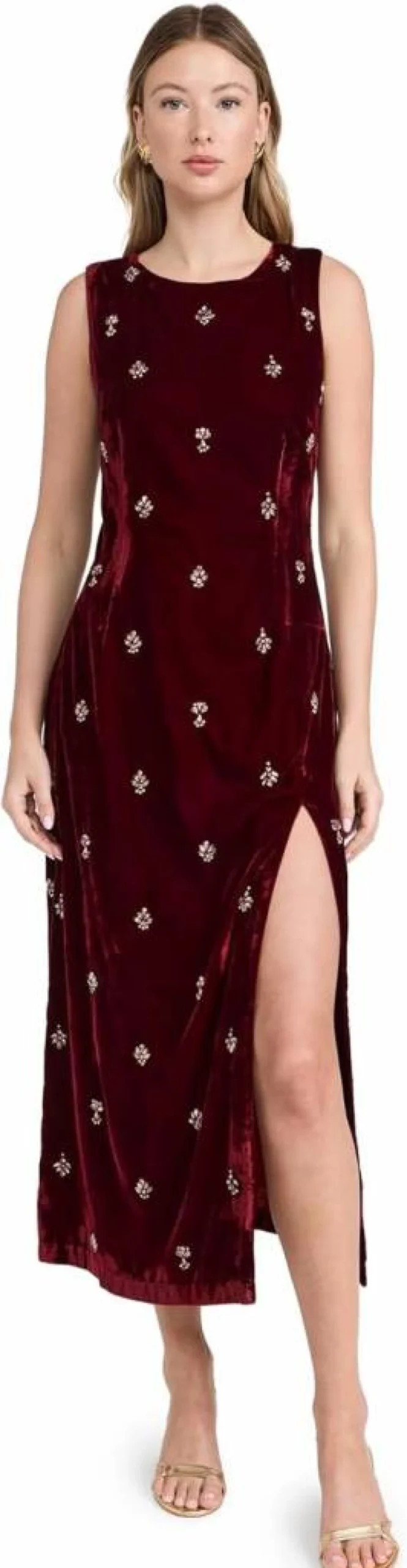 Misa Women's Delaney Velvet Dress - Elegant Velvet Party Dress for Women