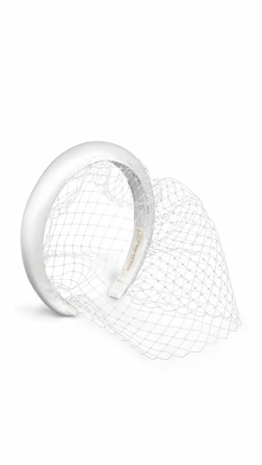 Jennifer Behr Women's Tori Voilette Cream White Headband - One Size Luxury Hair Accessory