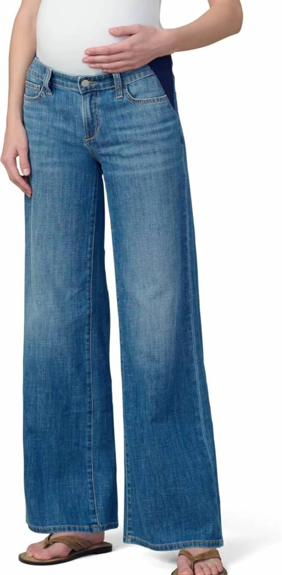Joe's Women's Maternity Jeans - Wide Leg Comfort Fit for Pregnancy