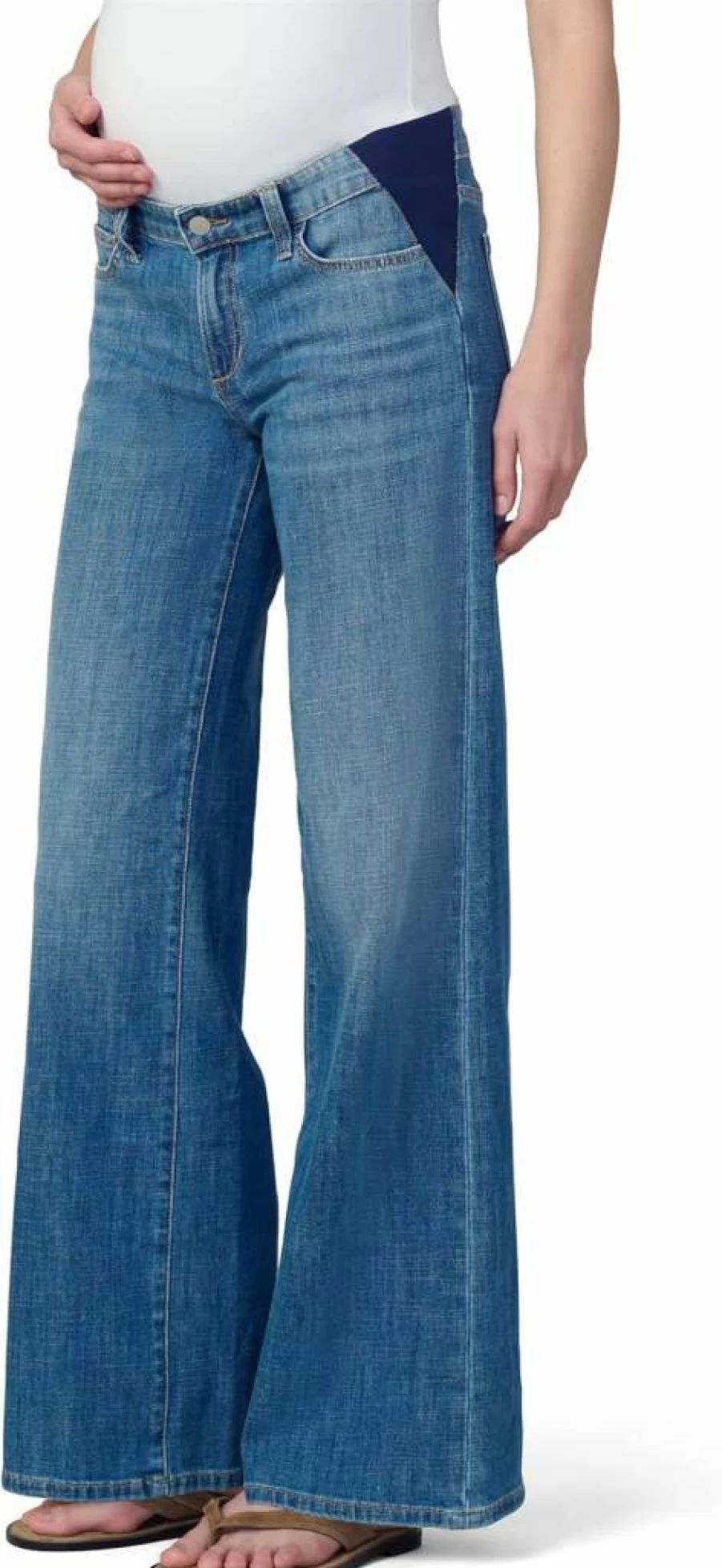 Joe's Women's Maternity Jeans - Wide Leg Comfort Fit for Pregnancy