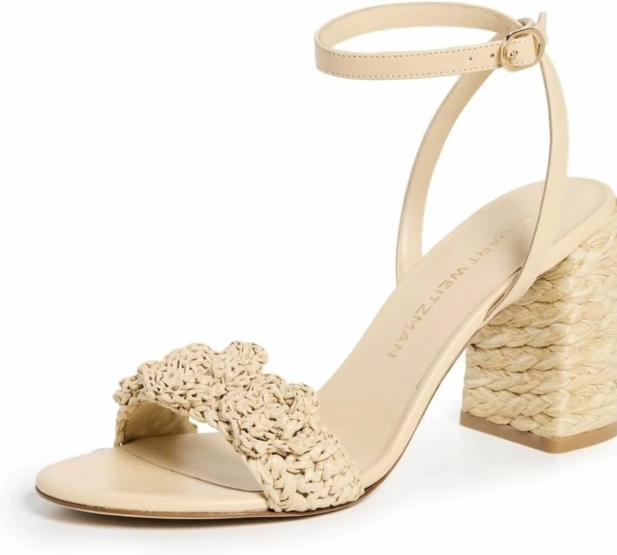 Stuart Weitzman Women's Magnolia 85mm Block Heel Pumps - Elegant Comfort Shoes