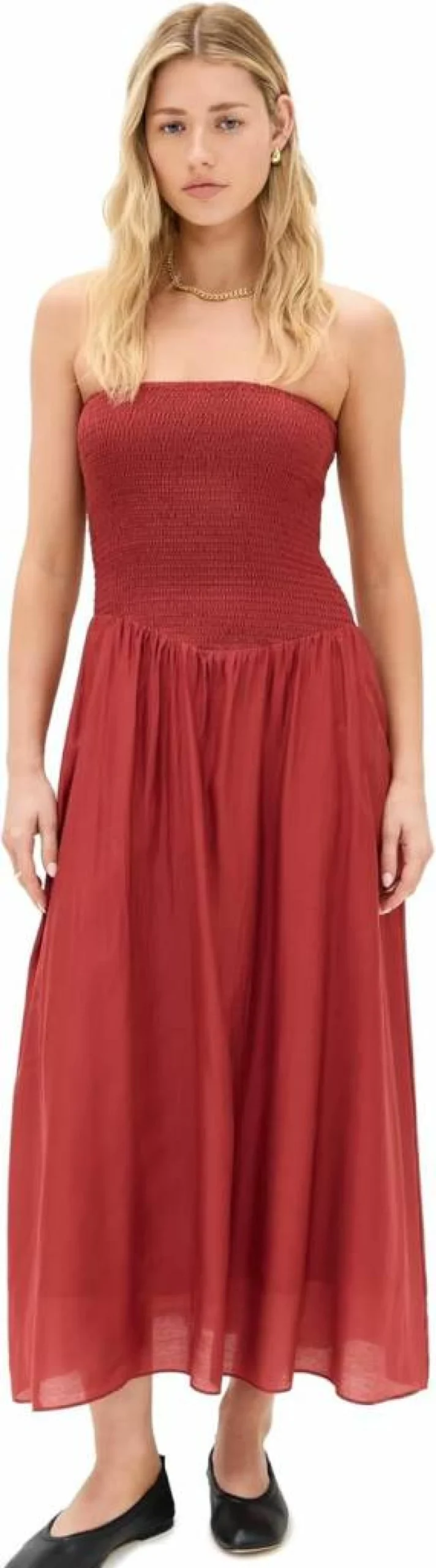 Pixie Market Women's Strapless Smocked Mini Dress - Floral Summer Sundress