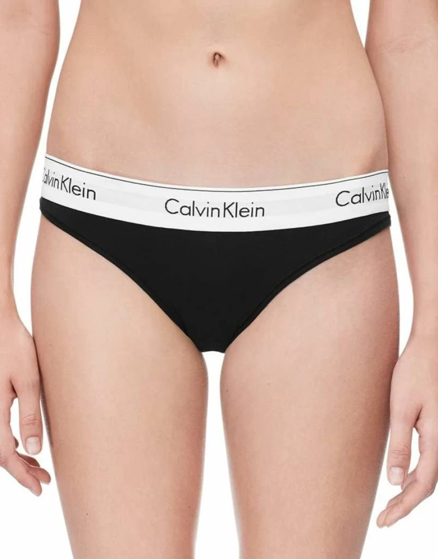 Calvin Klein Women's Cotton Bikini Briefs - Soft Modern Underwear Comfort Fit