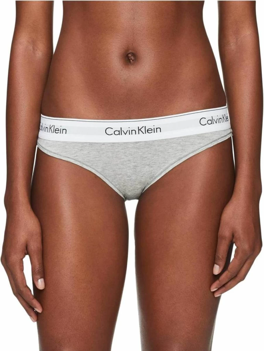 Calvin Klein Women's Cotton Bikini Briefs - Soft Modern Underwear Comfort Fit