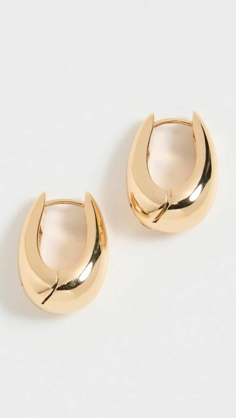 SHASHI Women's Odyssey Hoops Elegant Gold-Tone Statement Earrings for Everyday Wear
