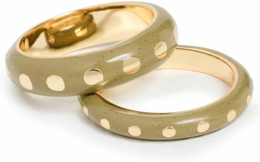 Gorjana Asher Ring Set for Women - Sterling Silver Stackable Rings - Minimalist Jewelry Gift