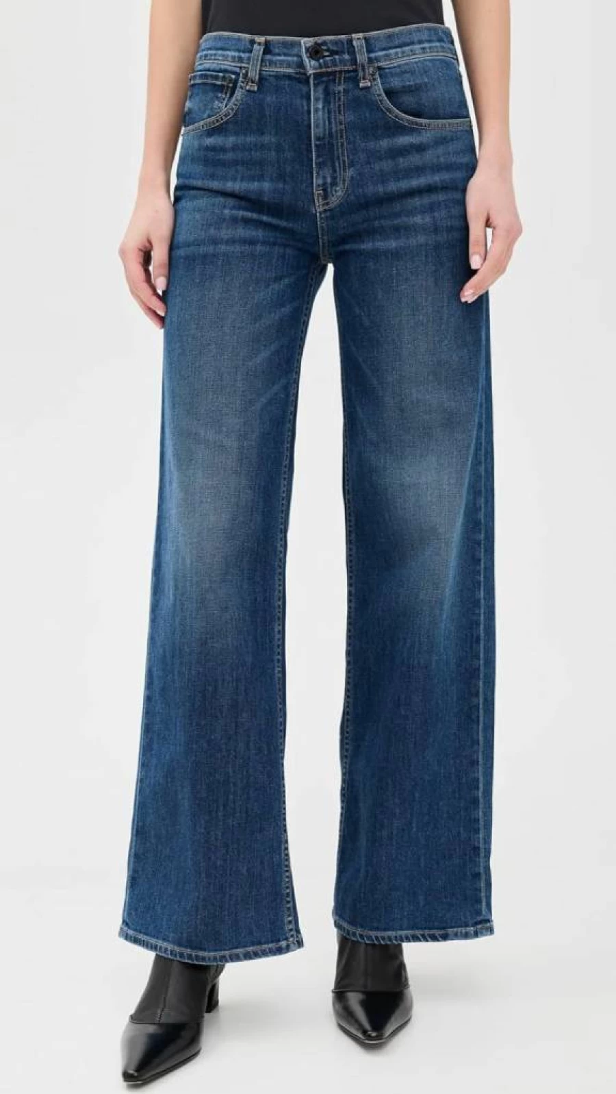ASKK NY Women's Pistachio Green High-Waisted Slim Fit Jeans