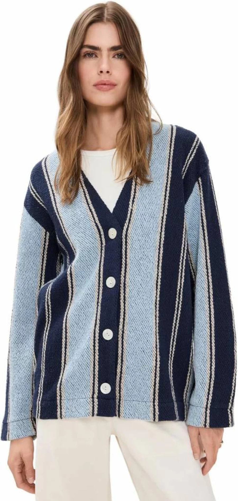 Faherty Women's Dockside Cardigan Sweater - Cozy Knit Pullover for Women
