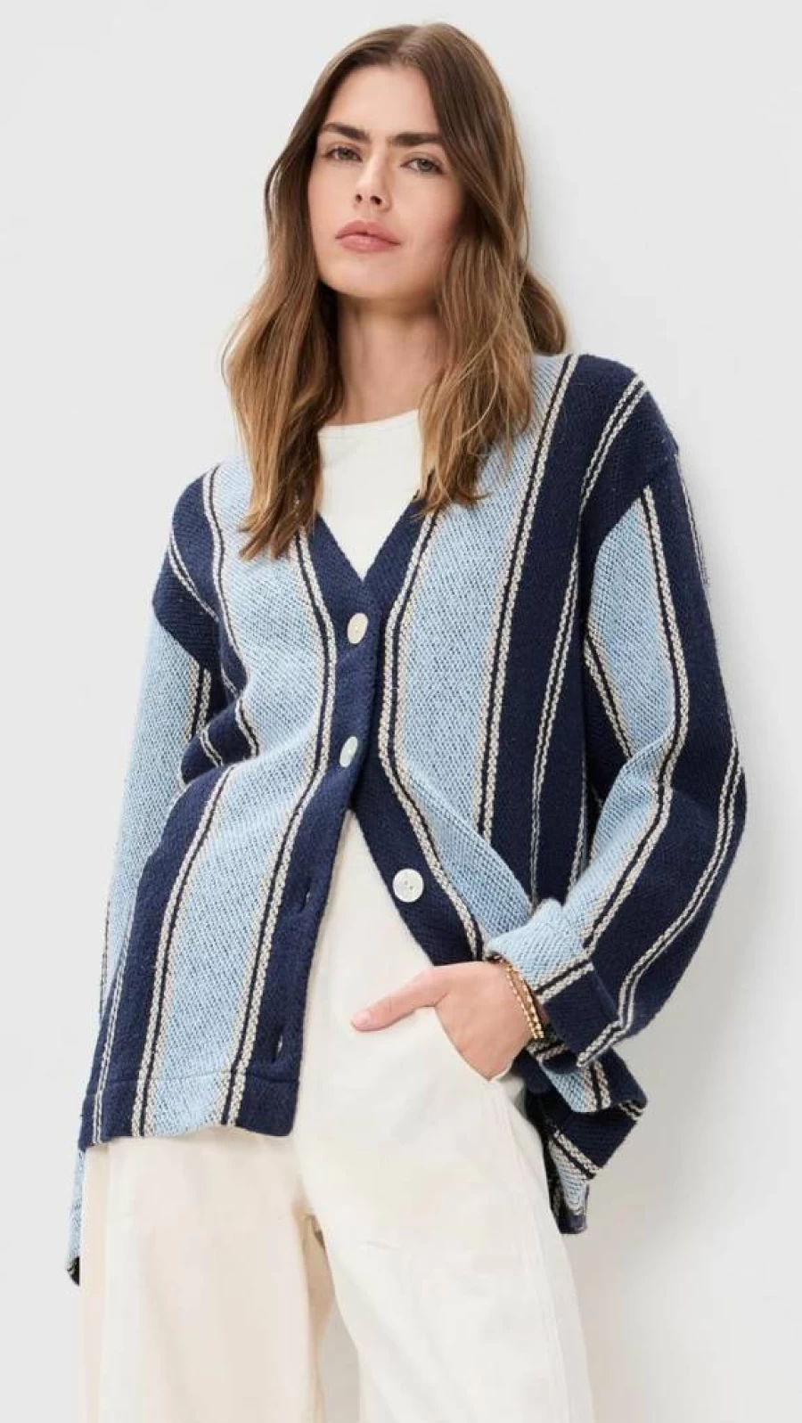 Faherty Women's Dockside Cardigan Sweater - Cozy Knit Pullover for Women