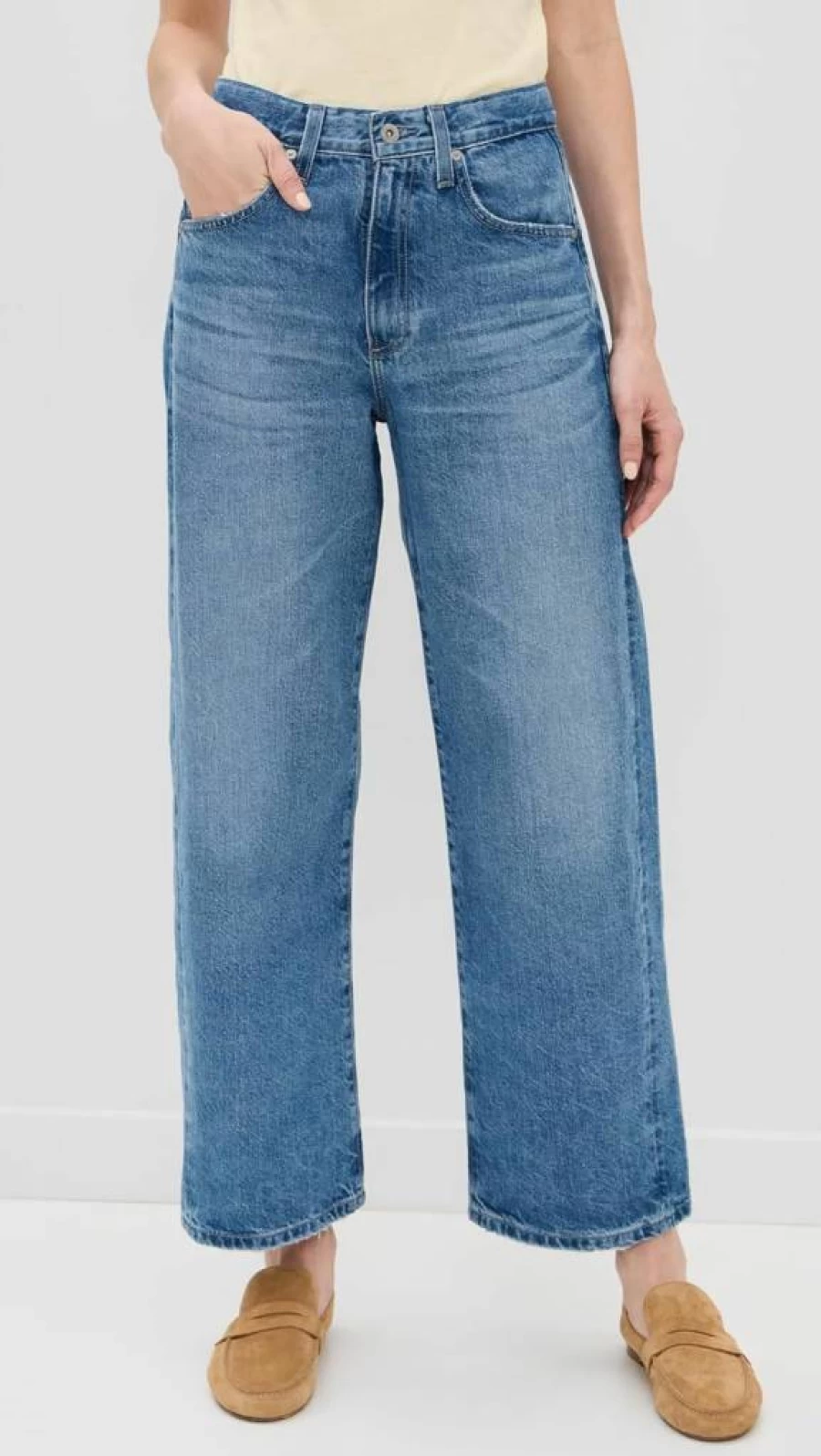 AG Adriano Goldschmied Women's Hattie High-Rise Skinny Jeans - Classic Blue Denim Pants