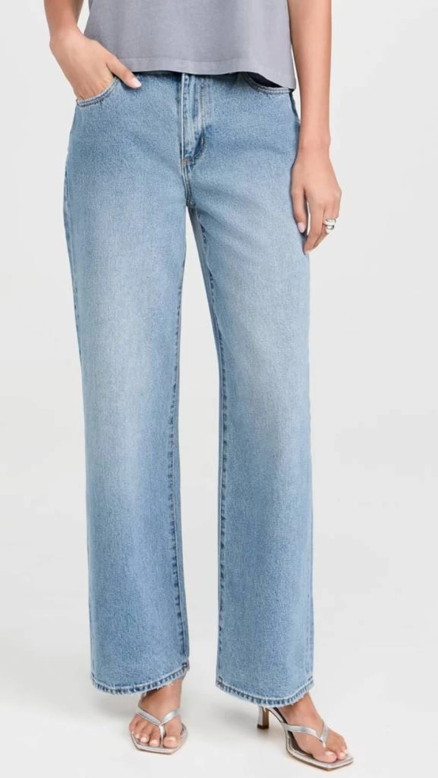Rolla's Women's Kate 90s Baggy Jeans - Vintage High Waisted Loose Fit Denim Pants