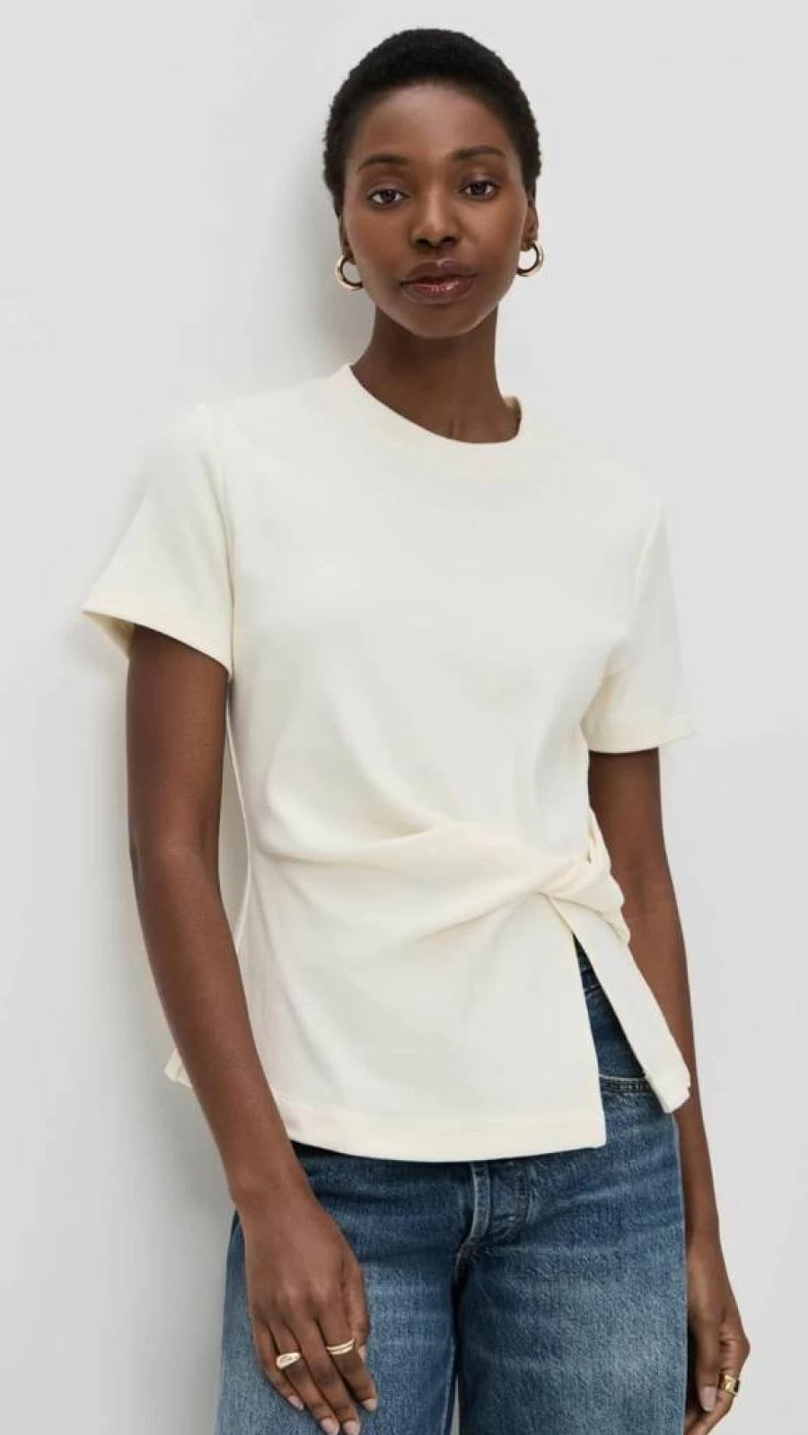 Tanya Taylor Women's Solid Carlita Top - Elegant Casual Blouse