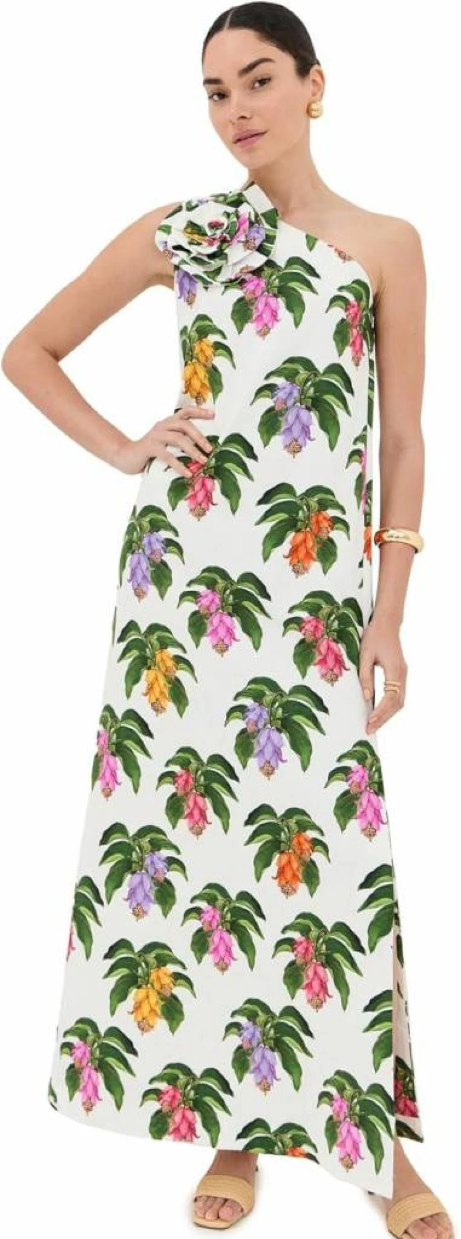 Borgo de Nor Women's Lani Maxi Dress - Elegant Long Summer Dress with Flowy Design