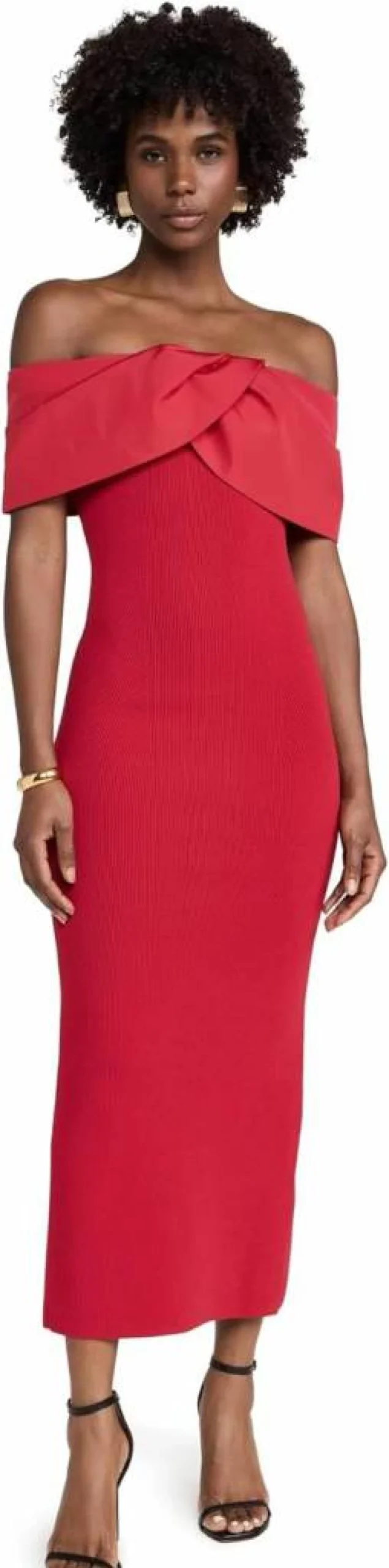 Rebecca Vallance Women's Tiamo Knit Midi Dress - Elegant Casual Knitted Dress
