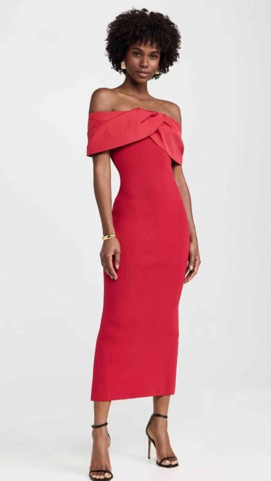 Rebecca Vallance Women's Tiamo Knit Midi Dress - Elegant Casual Knitted Dress