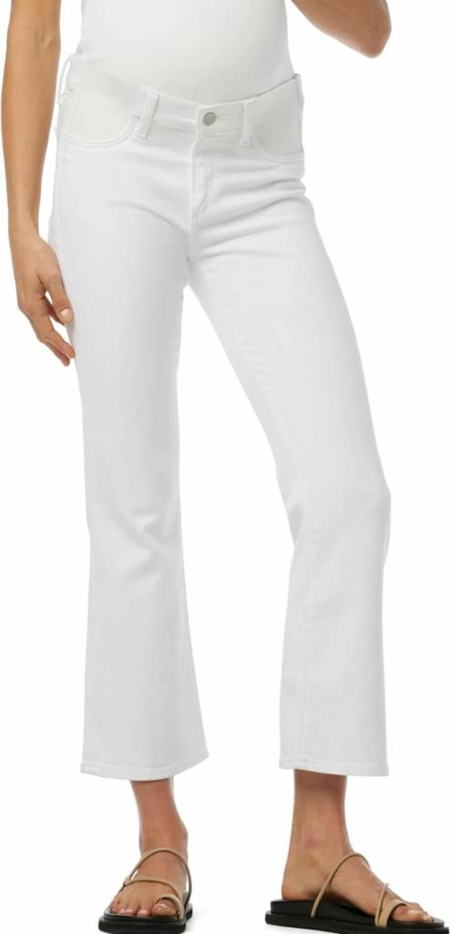 Joe's Women's Maternity Bootcut Jeans - The Icon Crop Fit for Pregnancy