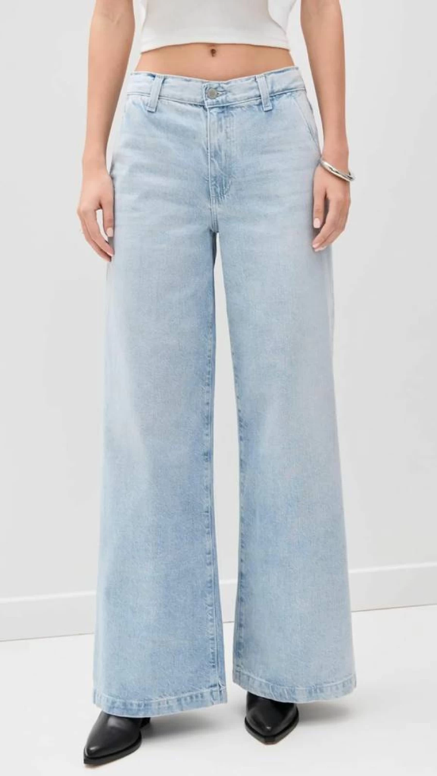 AG Adriano Goldschmied Women's Stella High-Rise Skinny Jeans - Classic Blue Denim Pants