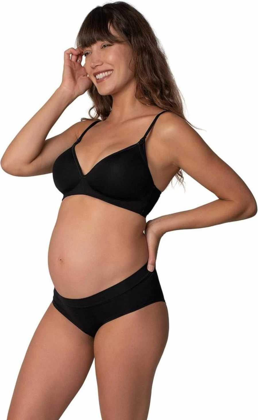Ingrid & Isabel Women's Maternity Underwear 3-Pack - Soft Pregnancy Panties for Comfort & Support