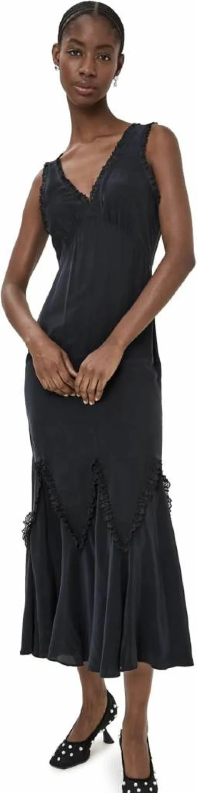 Ciao Lucia Women's Hedia Dress - Elegant Flowy Boho Chic Summer Maxi Dress