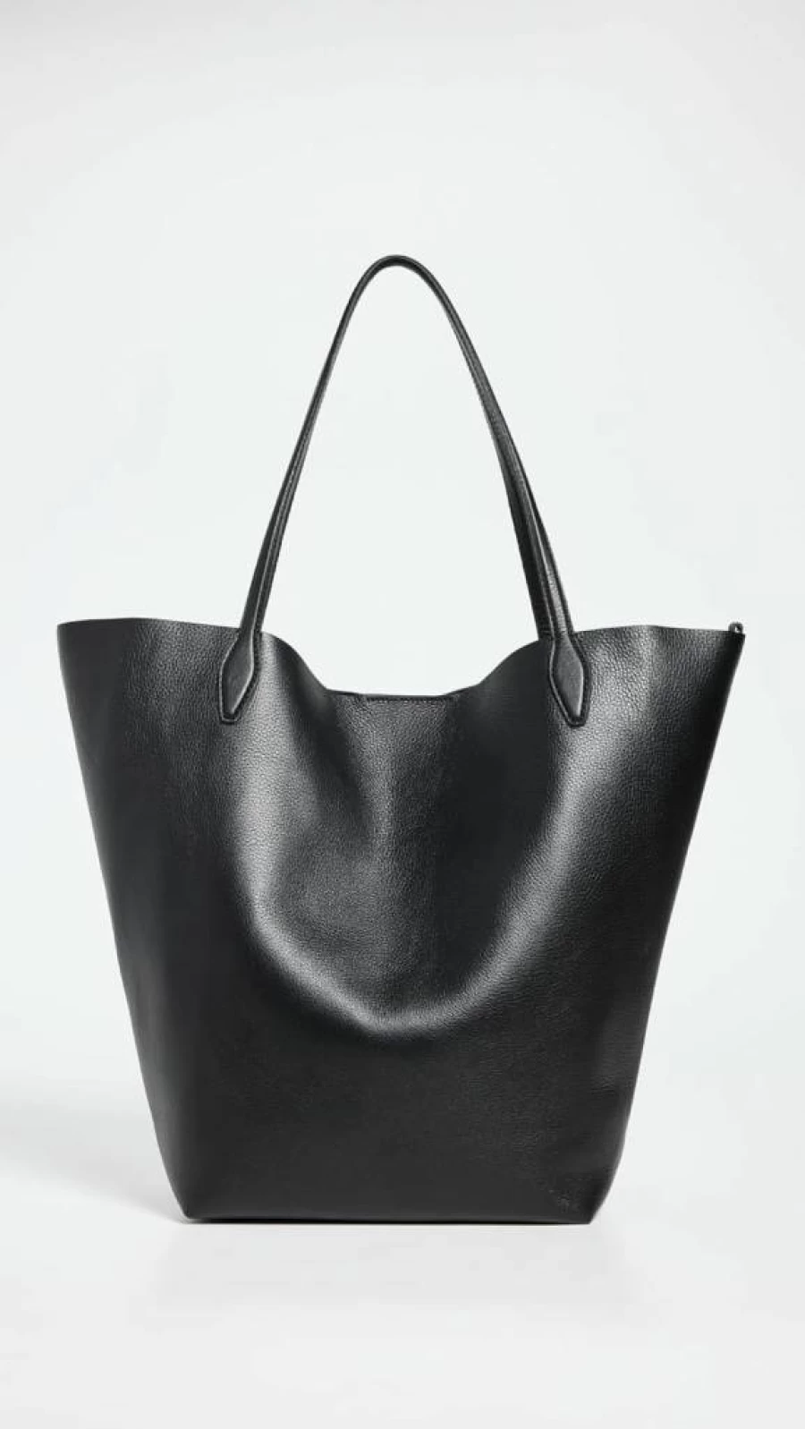 Madewell Women's Oversized Soft Grain Leather Shopper Tote Bag for Everyday Carry