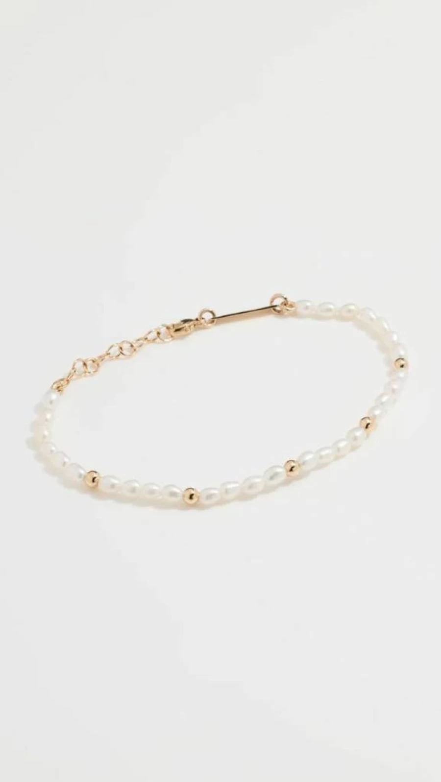 ZOE CHICCO 14K Gold Pearl Bracelet for Women - Elegant Beaded Jewelry