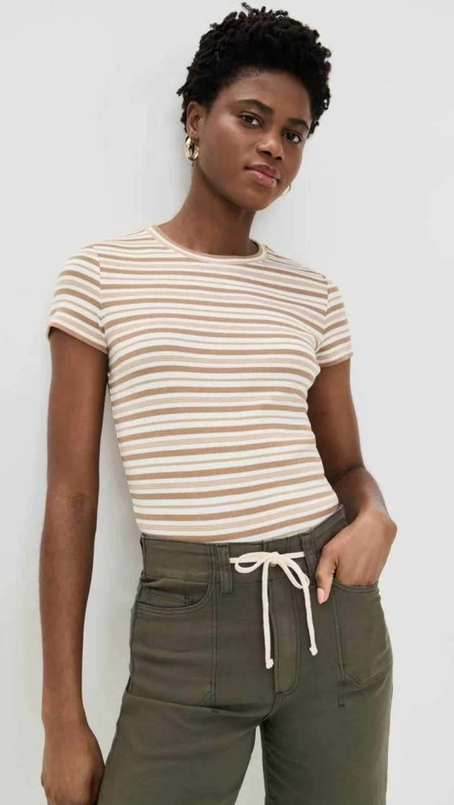 PAIGE Women's Chantrelle Tee - Soft Casual Short Sleeve T-Shirt for Women