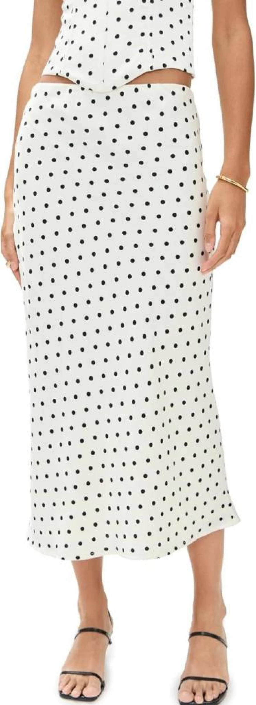 Runaway the Label Women's Karlita Floral Midi Skirt - Boho Chic High Waist A-Line Summer Skirt