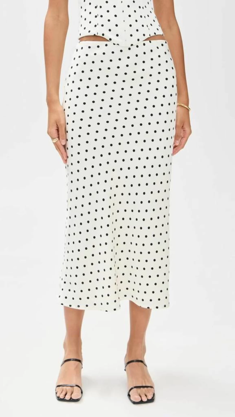 Runaway the Label Women's Karlita Floral Midi Skirt - Boho Chic High Waist A-Line Summer Skirt