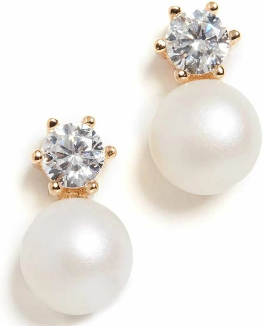 SHASHI Women's Gold Pearl Drop Earrings, Elegant Bliss Dangle Earrings for Women, One Size Fine Jewelry Gift