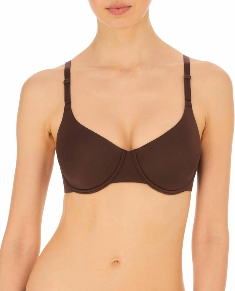 Natori Women's Liquid Full Fit Contour Underwire Bra - Supportive Comfort Wire Bra